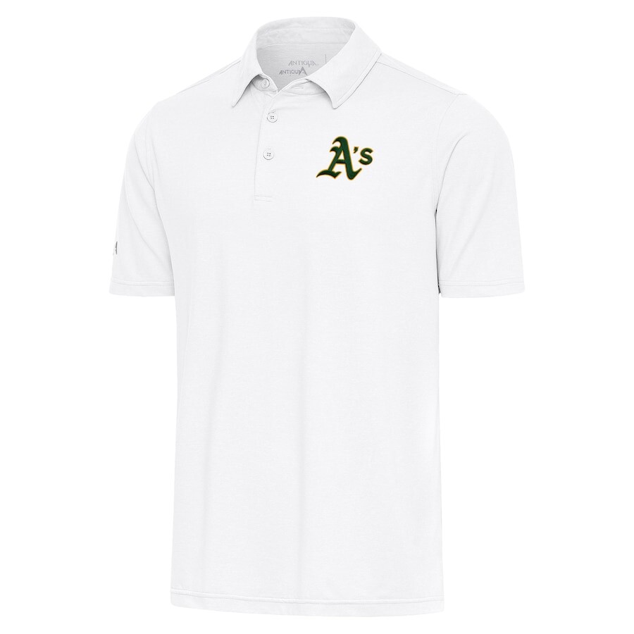 

Поло с коротким рукавом Antigua Oakland Athletics, белый