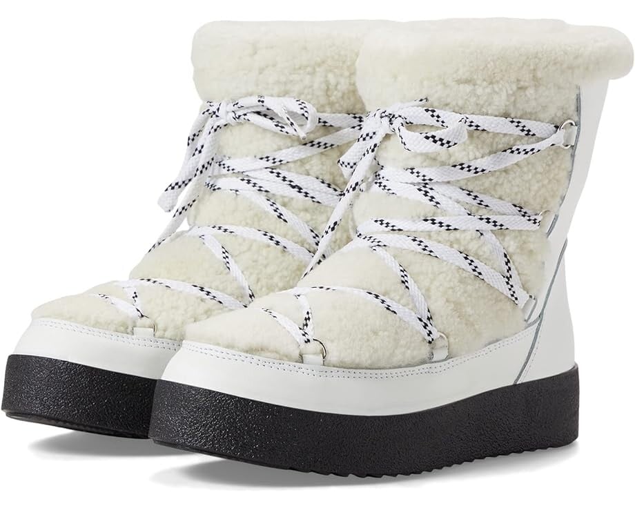 

Ботинки La Canadienne Eloise, цвет White Leather/Shearling