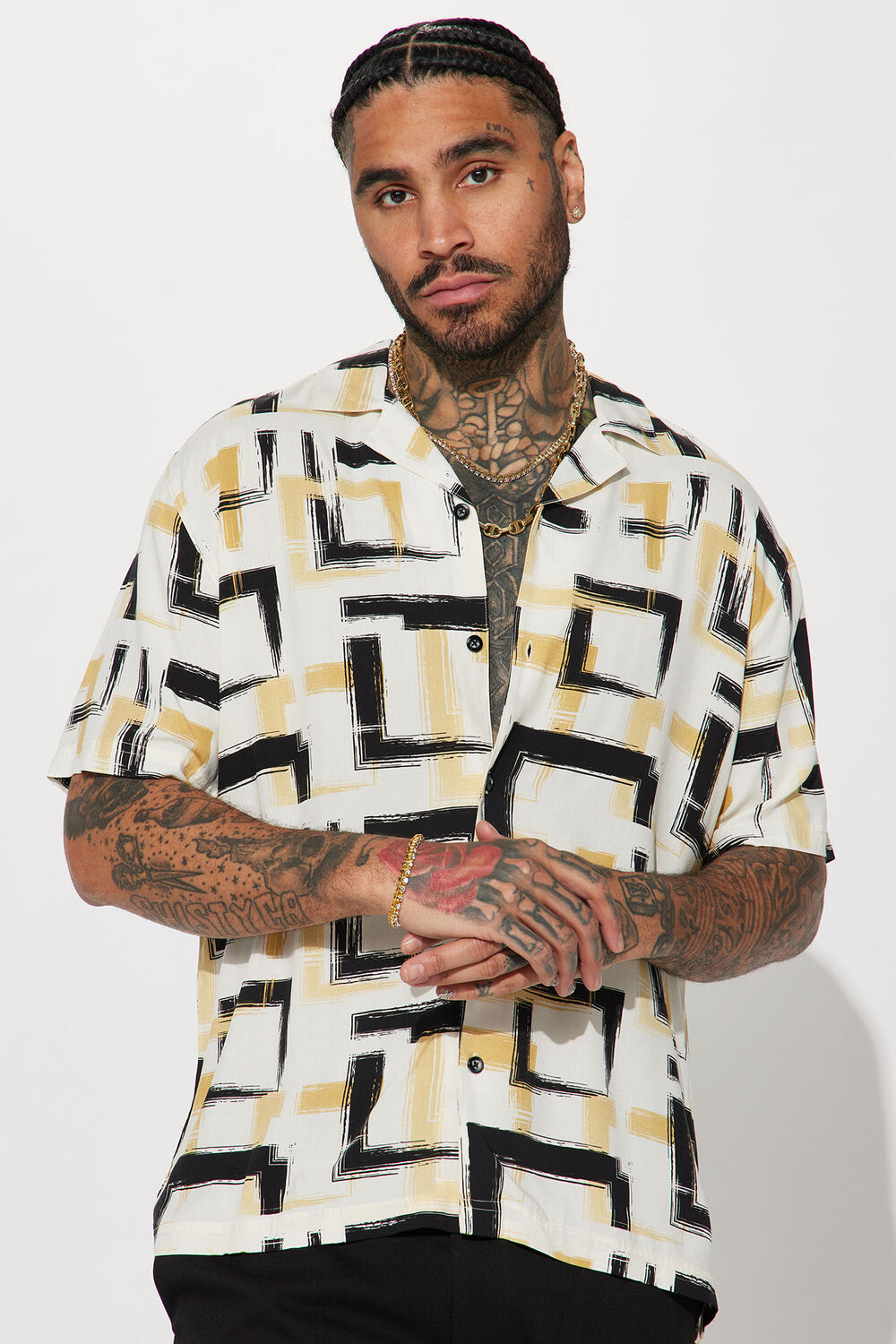 

Рубашка Fashion Nova D2419X4255, слоновая кость