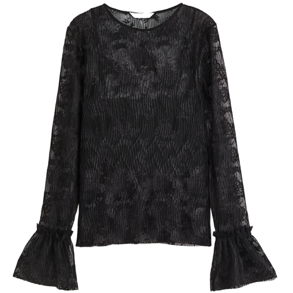 

Блузка H&M Mesh, черный