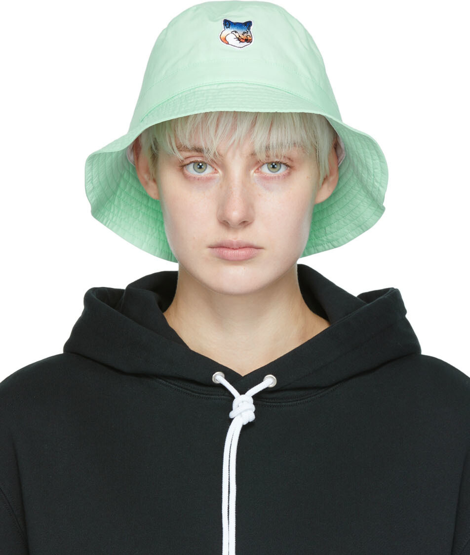 

Зеленая панама Gradient Fox Head Maison Kitsuné