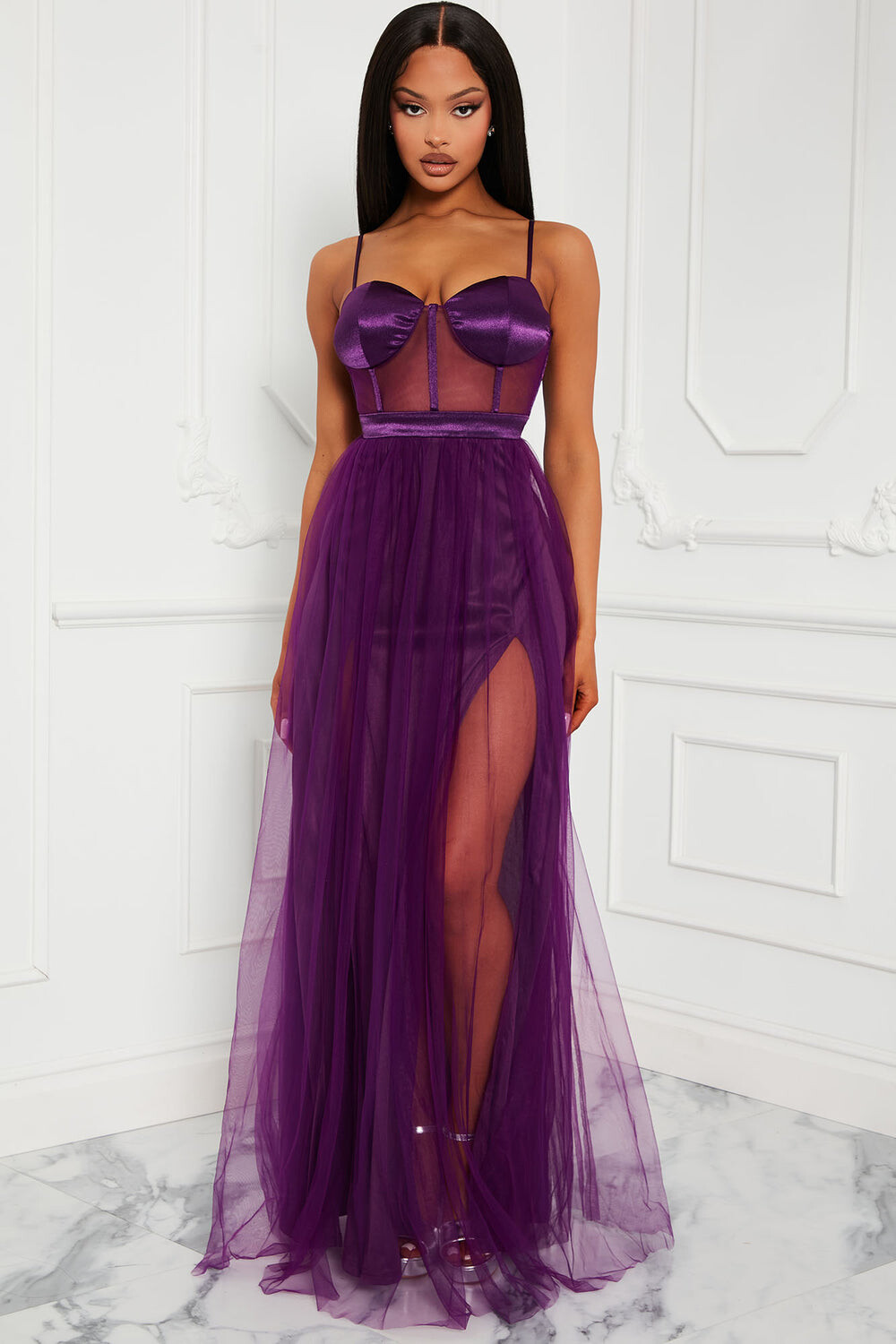 

Платье Fashion Nova MF2910, фиолетовый