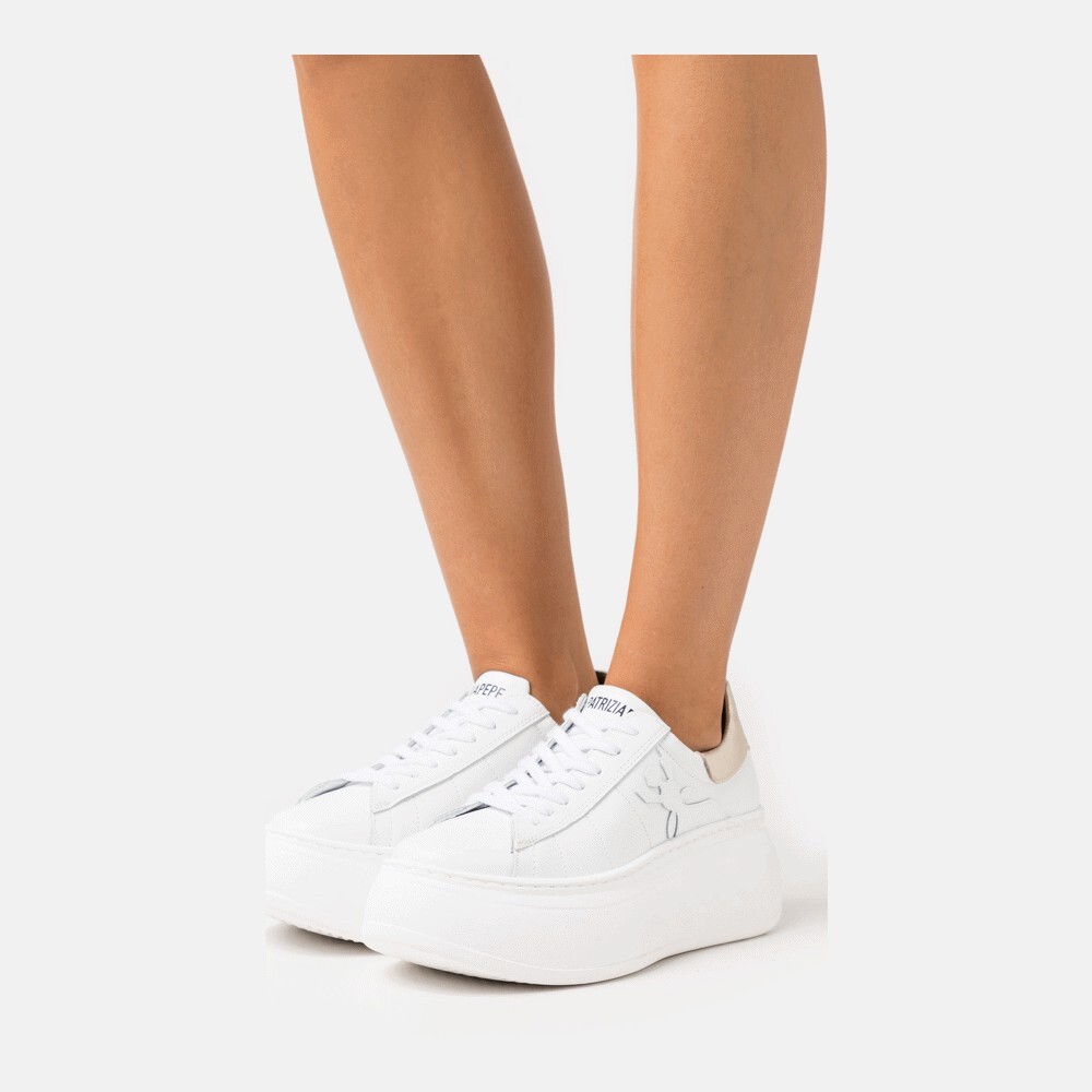 

Кроссовки Patrizia Pepe Zapatillas, white/gold