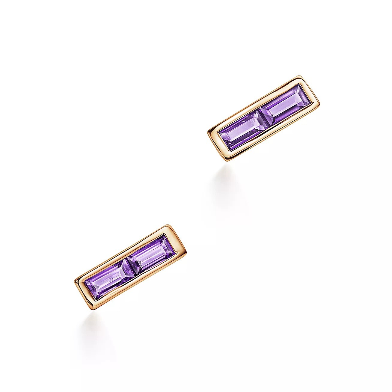 

Серьги Tiffany & Co. x Paloma Picasso Bar, золото/аметист