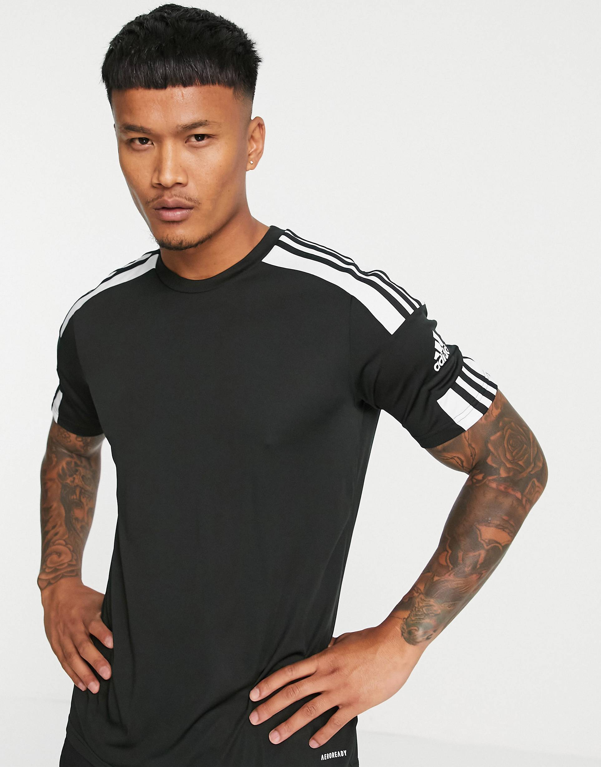 Мужская футболка Adidas Football Squadra 21, черный/белый