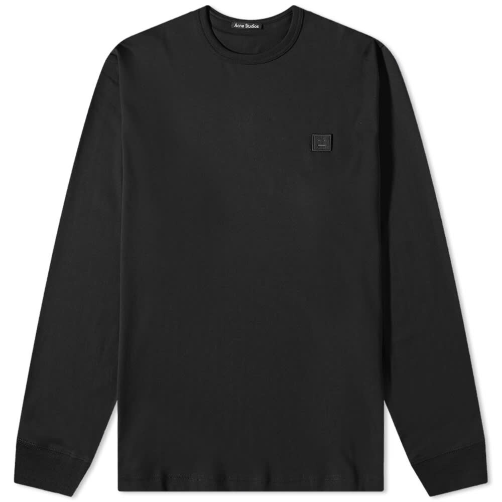 

Футболка Acne Studios Long Sleeve Eisen Face Tee, Черный