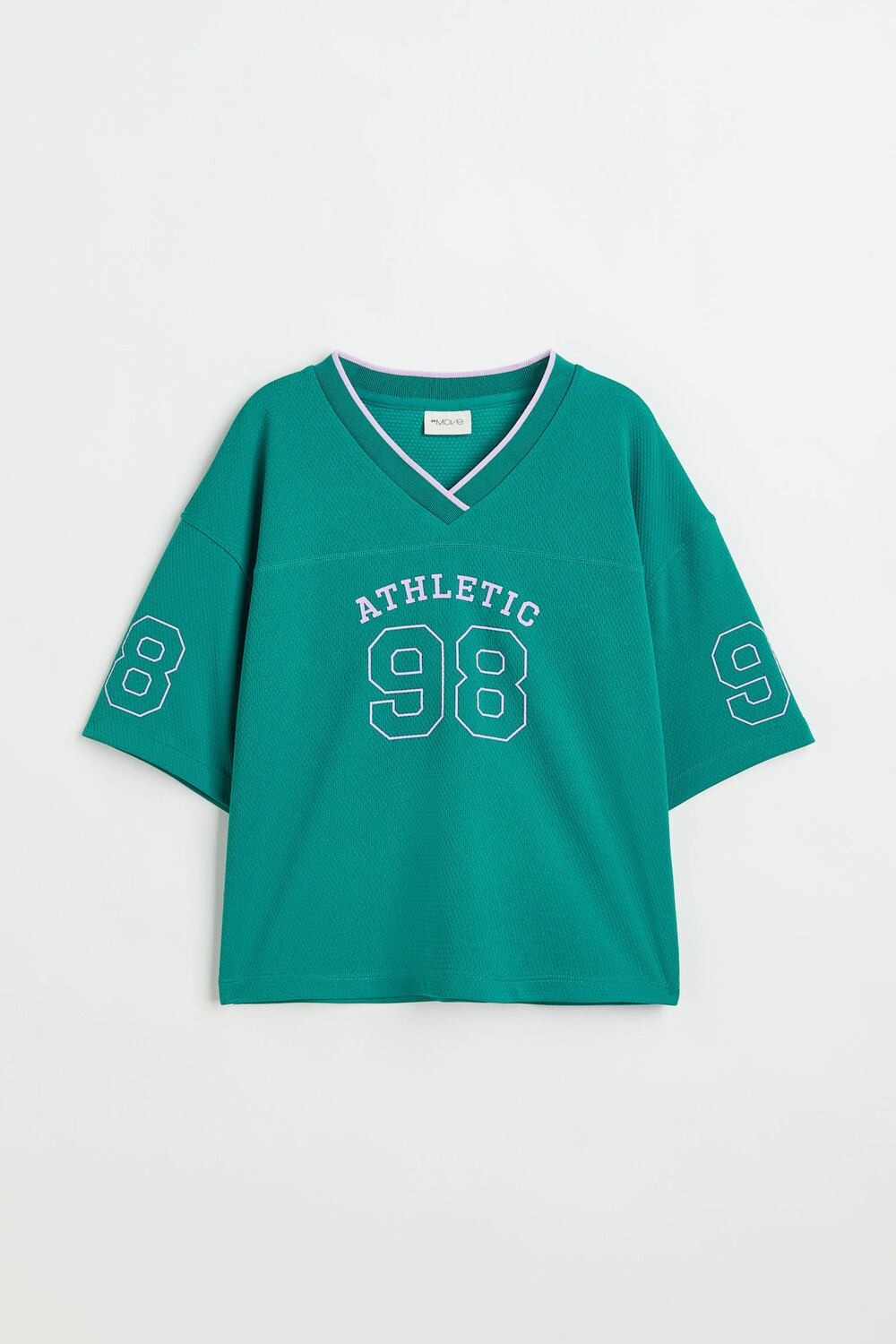 

Баскетбольная футболка с принтом H&M Athletic, бирюзовый