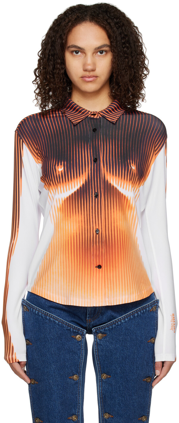 

Белая рубашка Jean Paul Gaultier Edition Y/Project