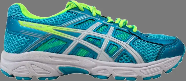 

Кроссовки gel contend 4 gs 'aquarium' Asics, синий