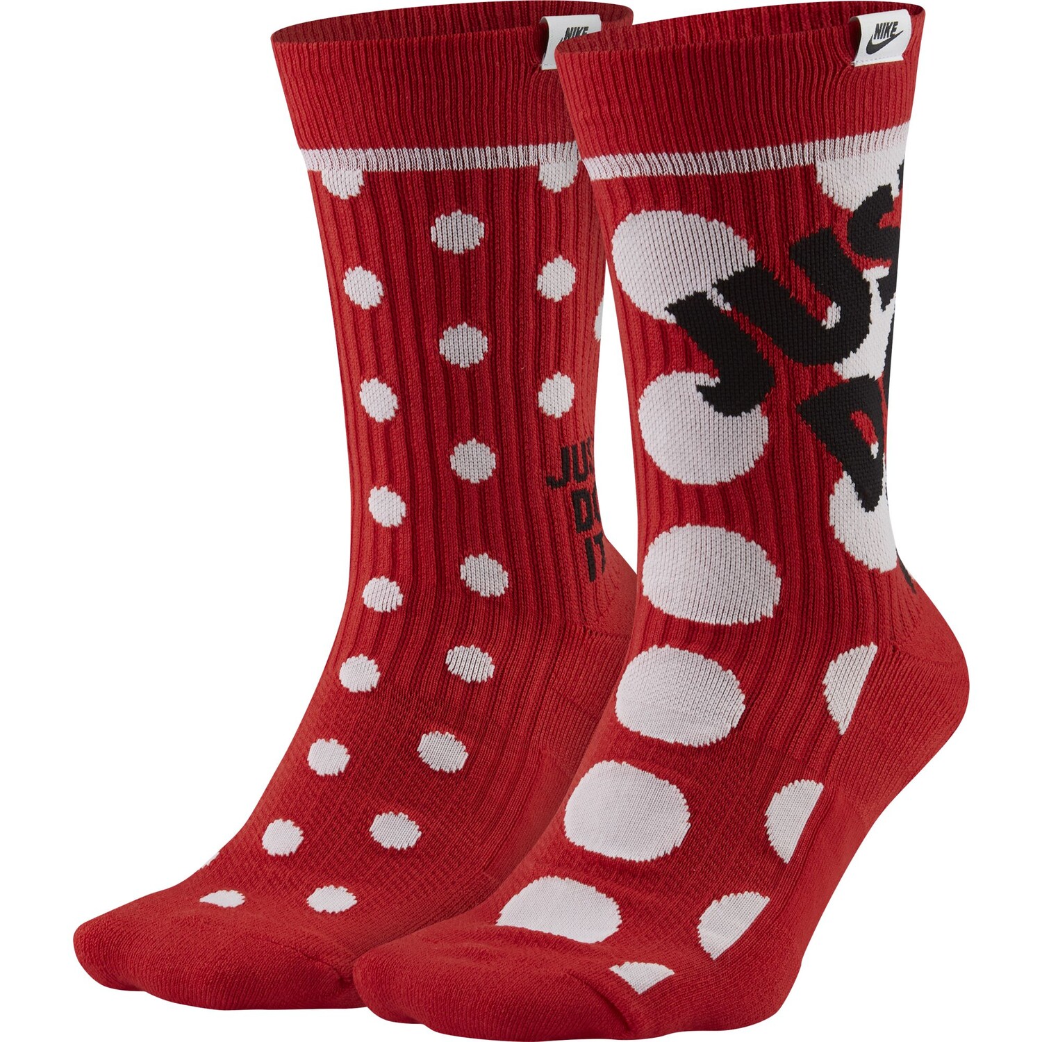 

Носки Nike U Snkr Sox Crew, 2 пары, красный/белый