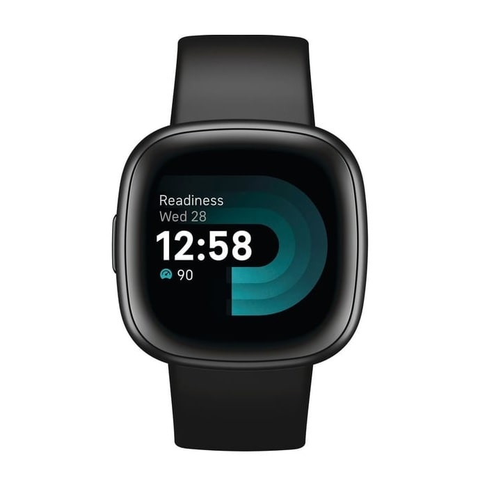 Умные часы Fitbit FB523BKBK Versa 4, черный/графитовый