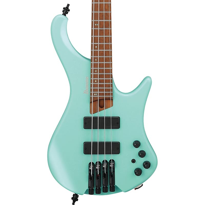 

Ibanez Bass Workshop EHB1000S 4-х струнный безголовый бас-гитара с короткой мензурой - Sea Foam Green Matte Bass Workshop EHB1000S 4-String Headless Bass Guitar -