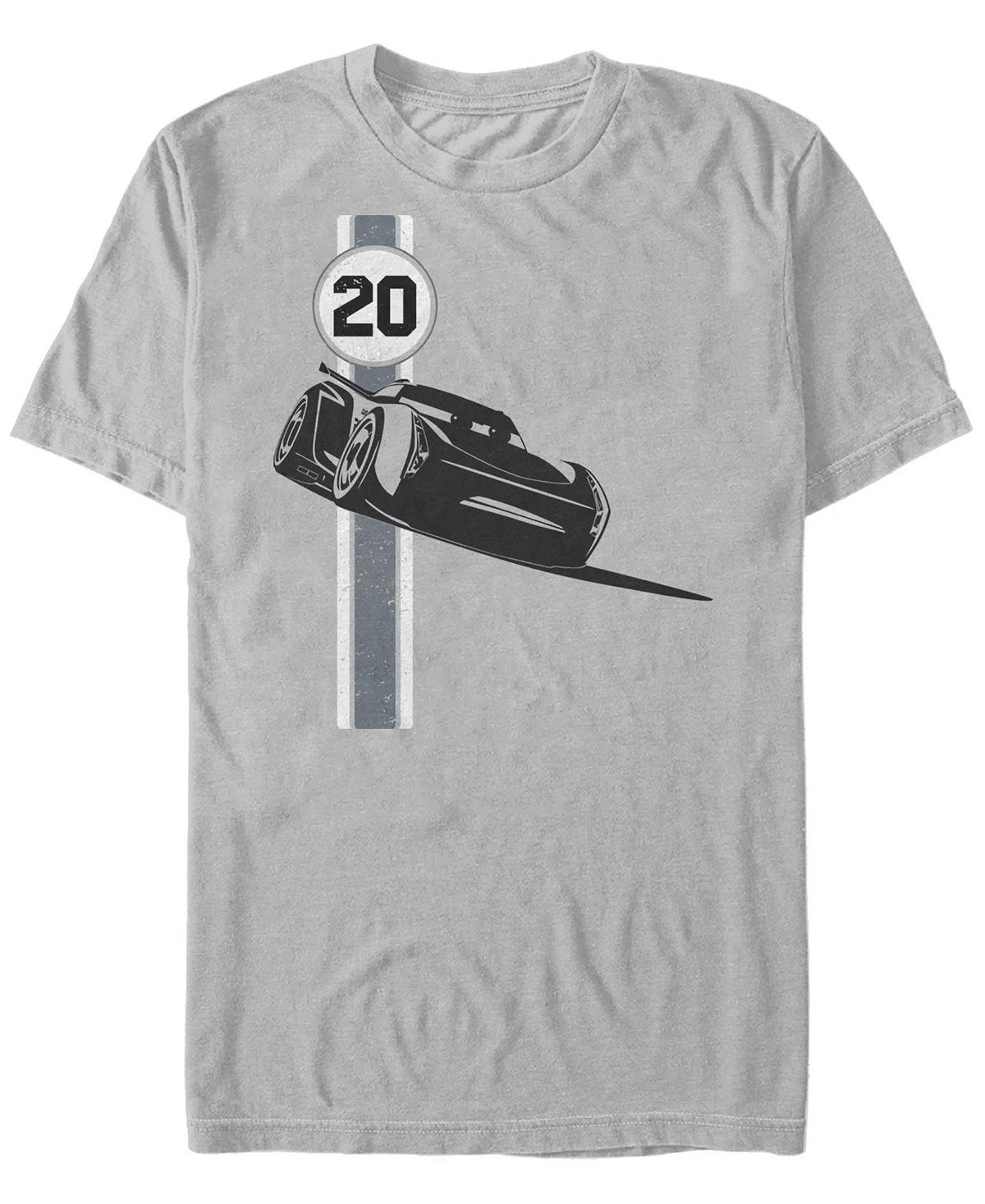 Мужская футболка racing storm с круглым вырезом и короткими рукавами Fifth Sun, серебряный