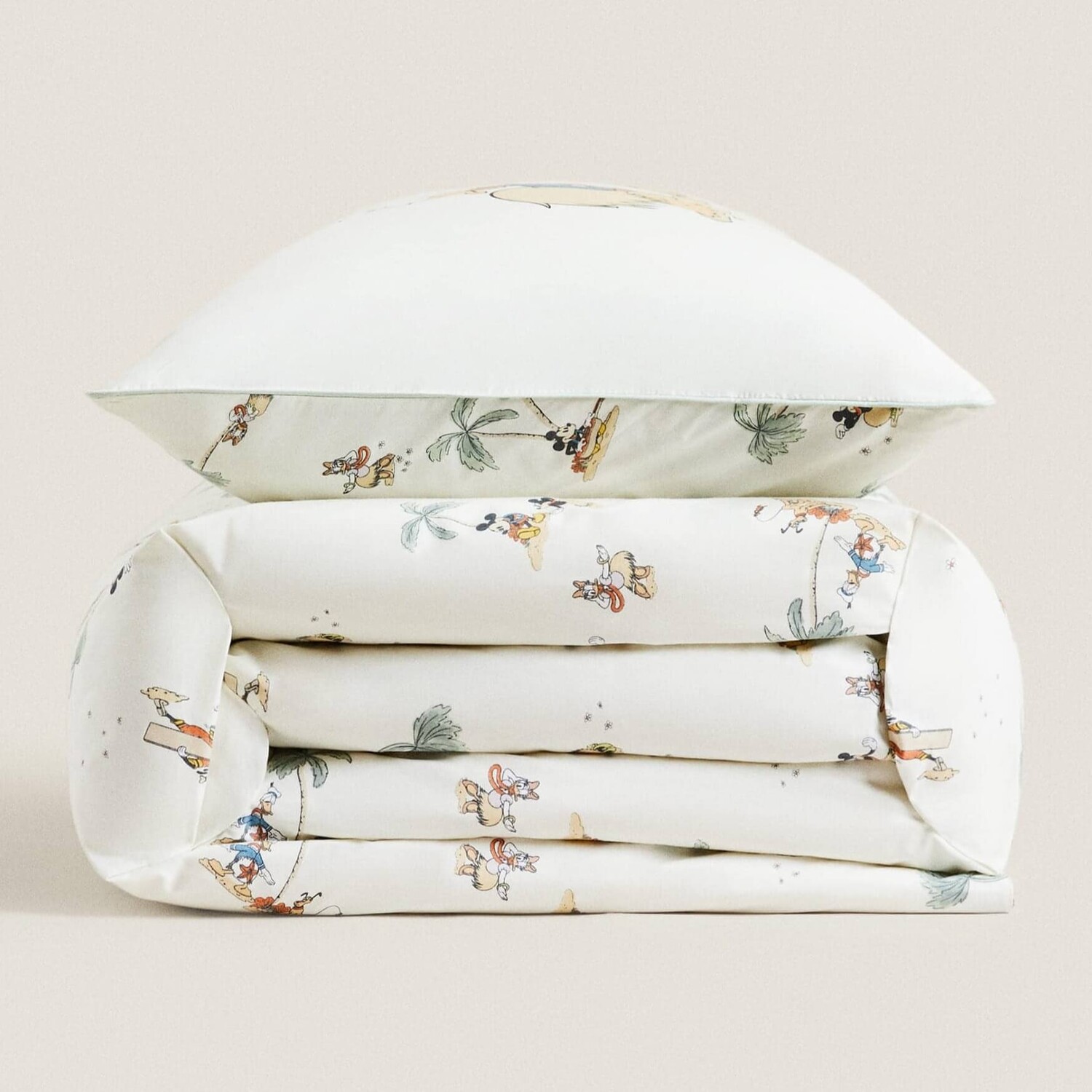 

Двухсторонний пододеяльник с принтом Zara Home Disney, белый/мультиколор