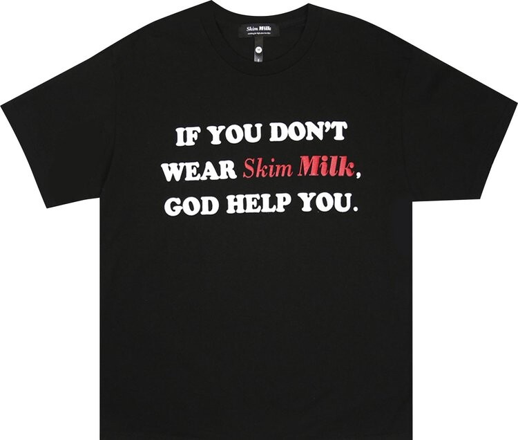 

Футболка Skim Milk If You Don't Wear Skim Milk T-Shirt 'Black', черный