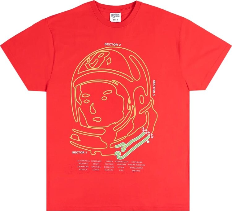 

Футболка Billionaire Boys Club Track T-Shirt 'Red', красный