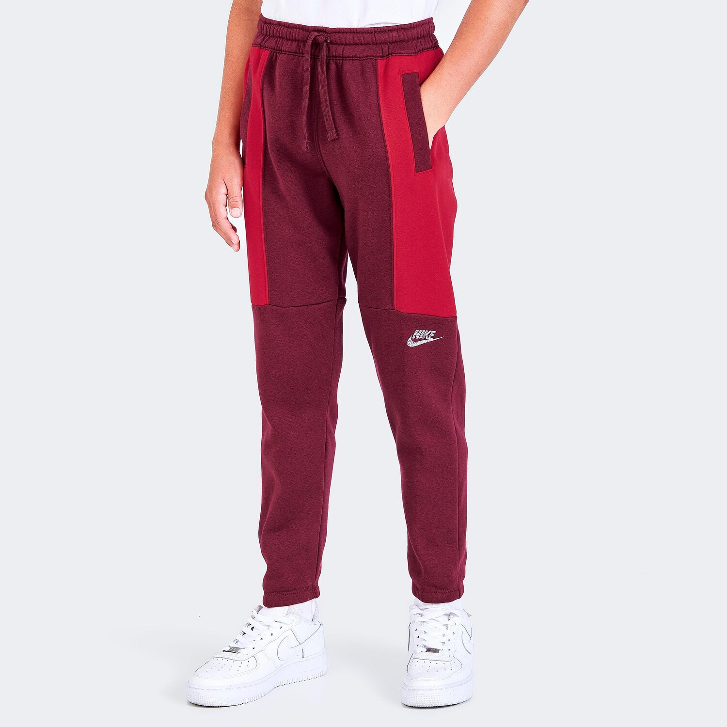 

Детские флисовые джоггеры Nike Sportswear Amplify, красный