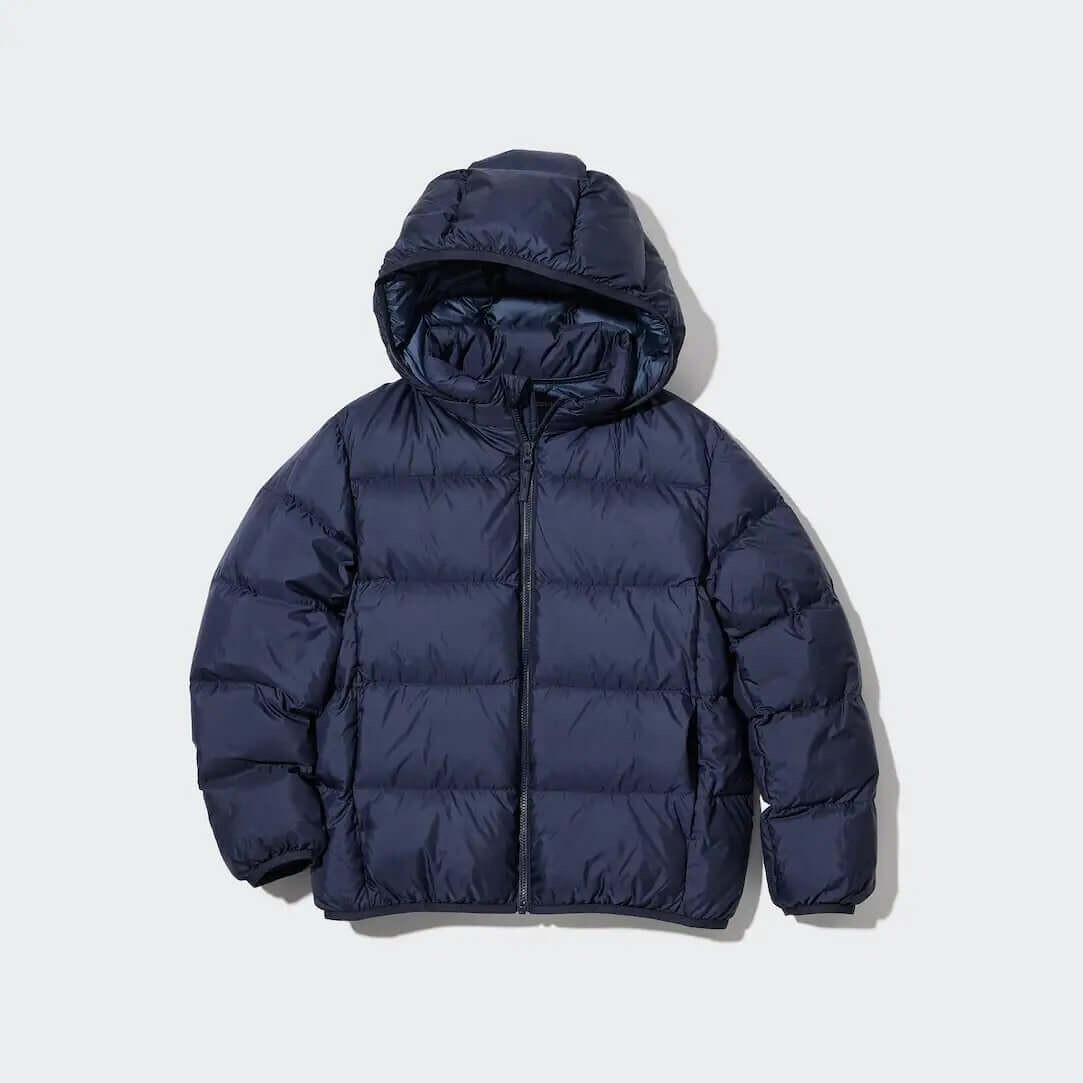 

Пуховик Uniqlo Ultra Light Down Hooded, синий