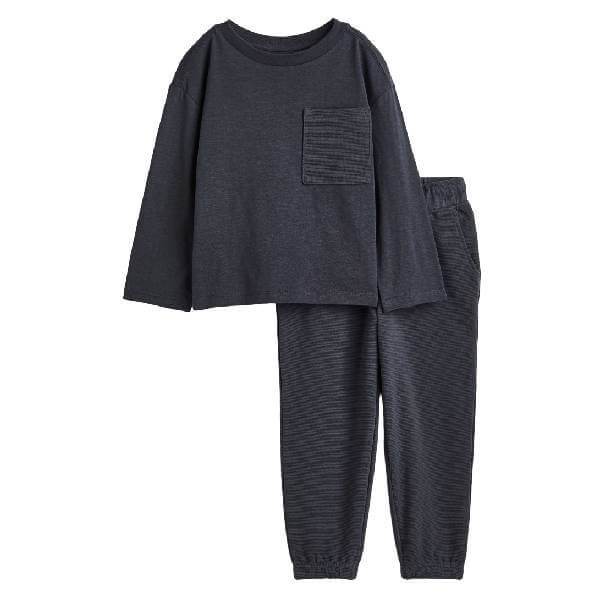

Комплект H&M Cotton Set, 2 предмета, темно-серый