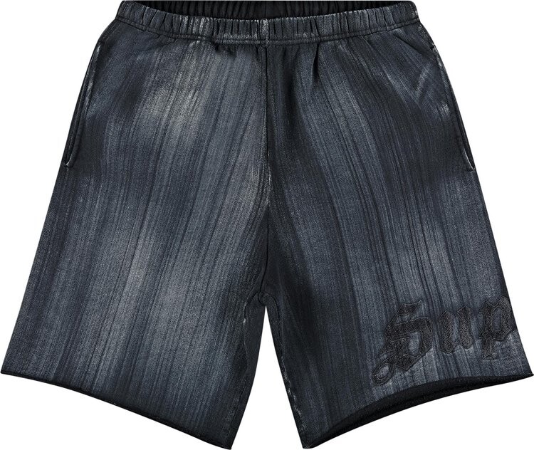 

Спортивные шорты Supreme Brush Stroke Sweatshort 'Black', черный