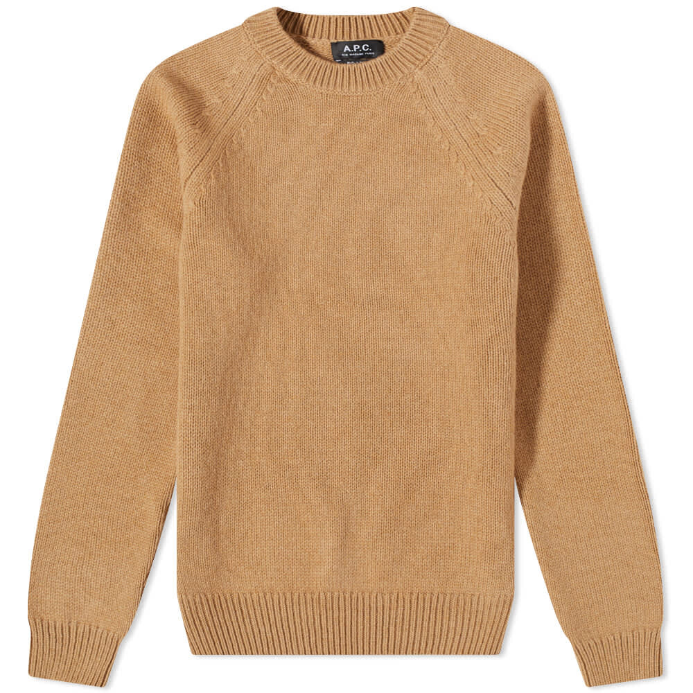 

Джемпер A.P.C. Pierre Lambswool Crew Knit, Коричневый