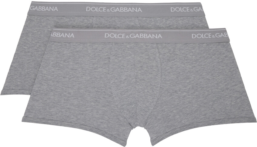

Набор из двух серых боксеров Dolce & Gabbana