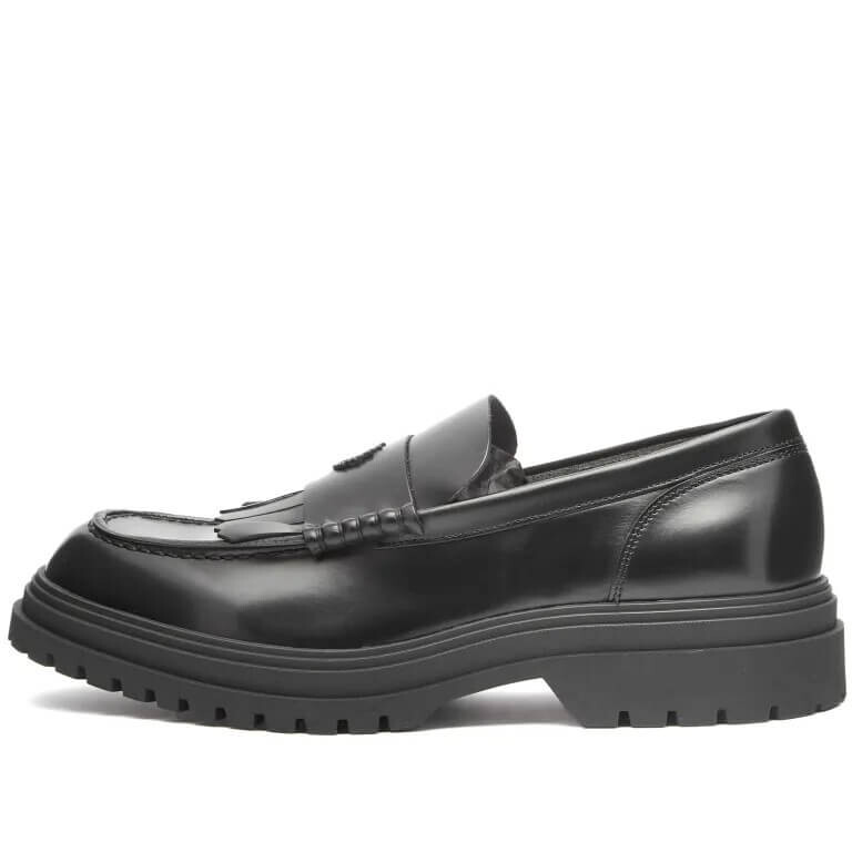 

Кожаные лоферы Fred Perry, черный