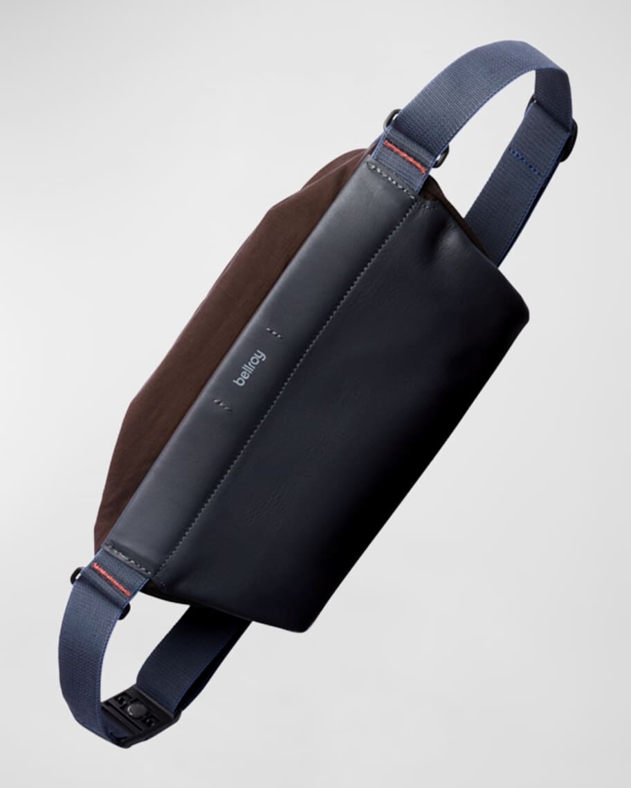 

Мужская поясная сумка Mini Sling Premium из кожи и нейлона Bellroy