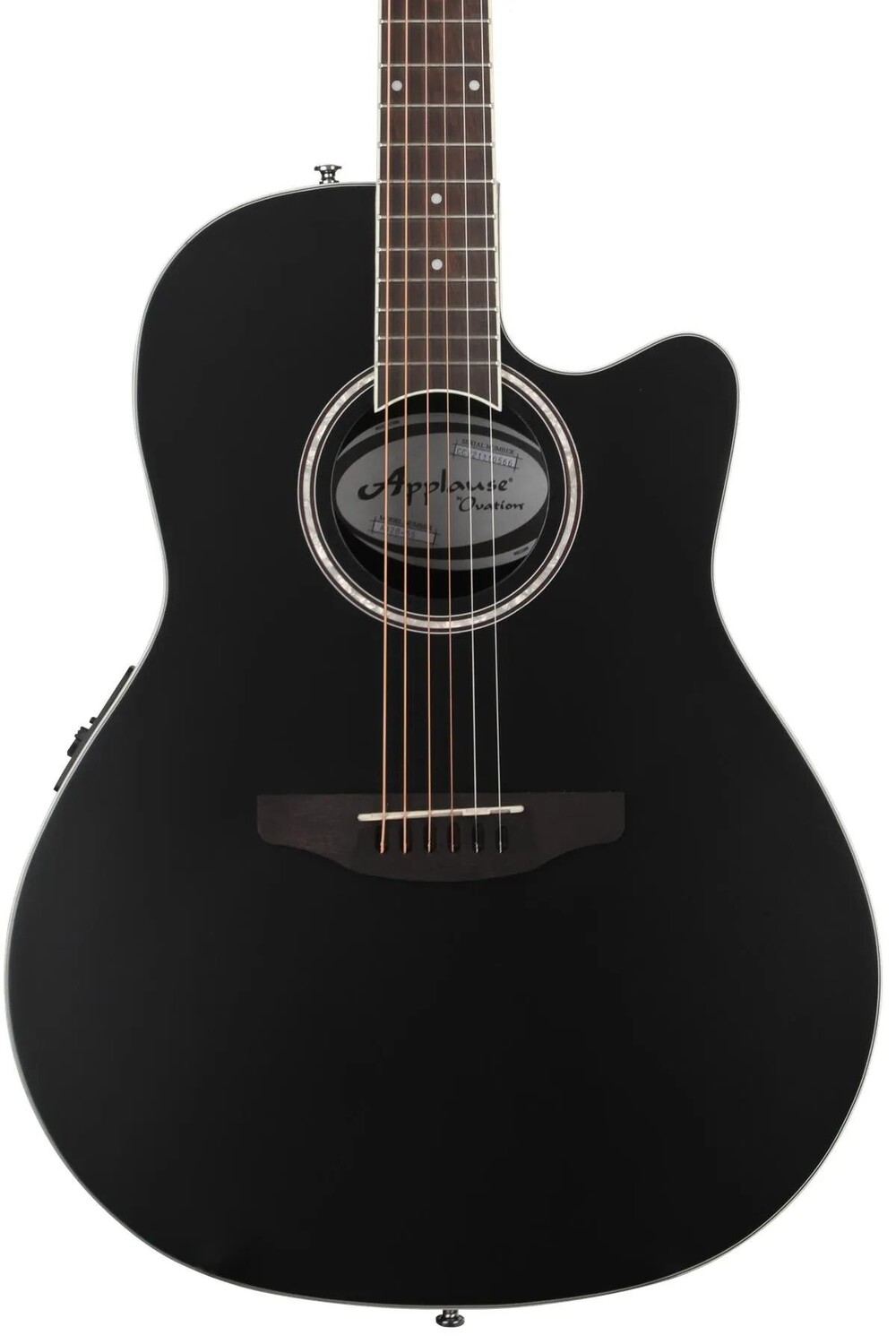 

Акустически-электрическая гитара Ovation Applause AB28-5S Super Shallow - Black Satin