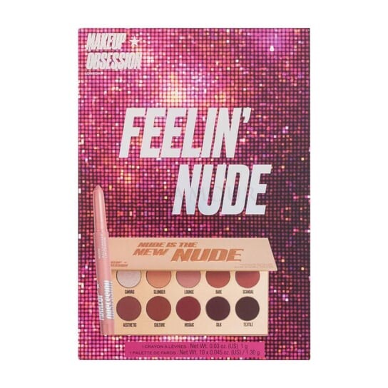 

Набор косметики для макияжа Makeup Obsession, Feelin' Nude, коричневый