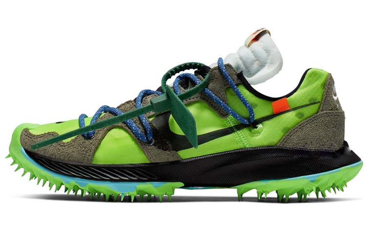 OFF-WHITE x Nike Air Zoom Terra Kiger 5 Electric Green (женские) кроссовки nike off white x wmns air zoom terra kiger 5 athlete in progress electric green зеленый