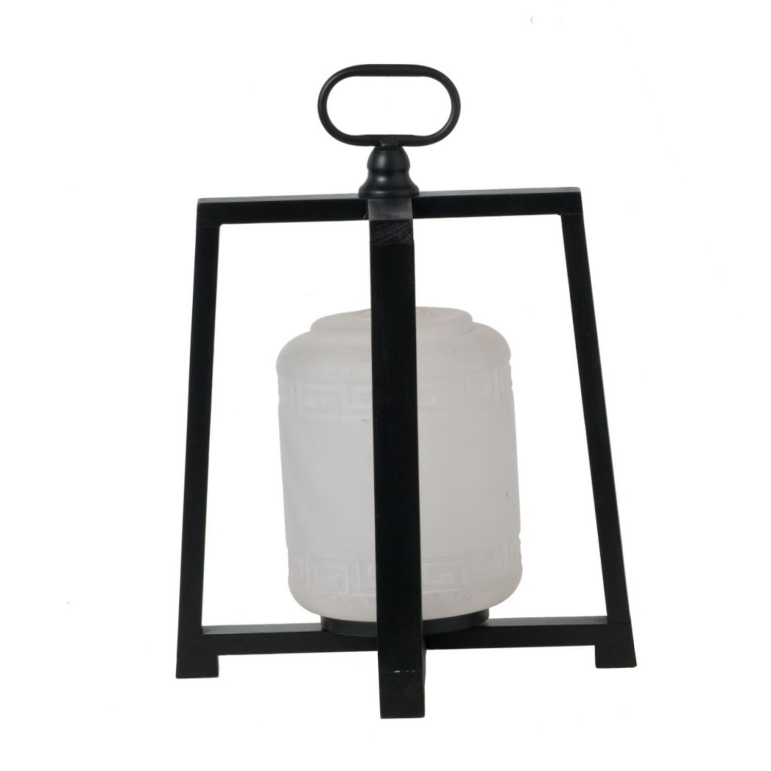 16,25-дюймовый черно-белый современный фонарь в рамке цена и фото