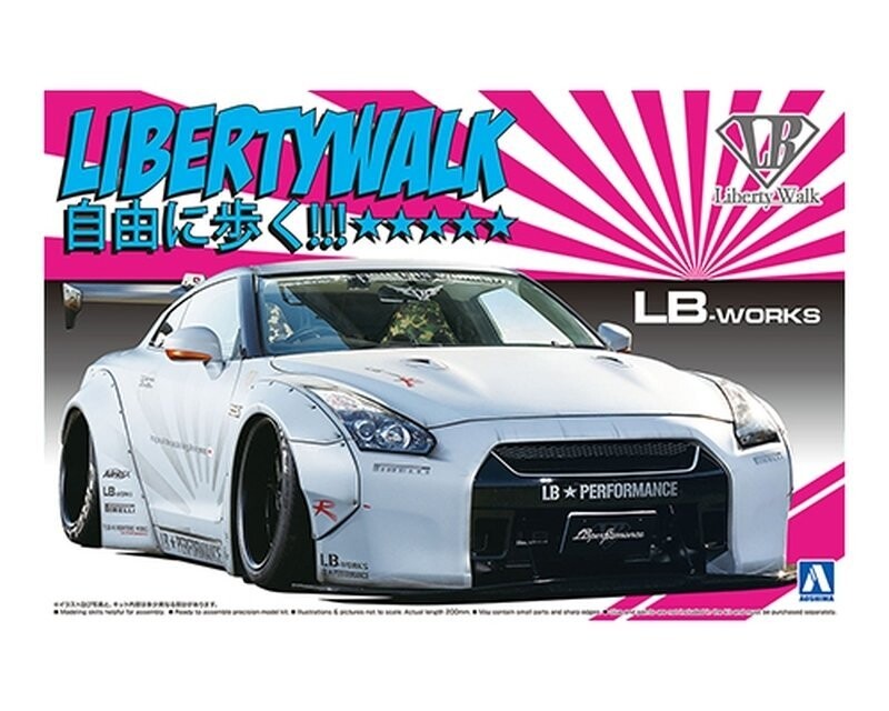 

Aoshima 05403 1/24 LB#10 LB Works R35 GT-R Ver.2 Inna marka