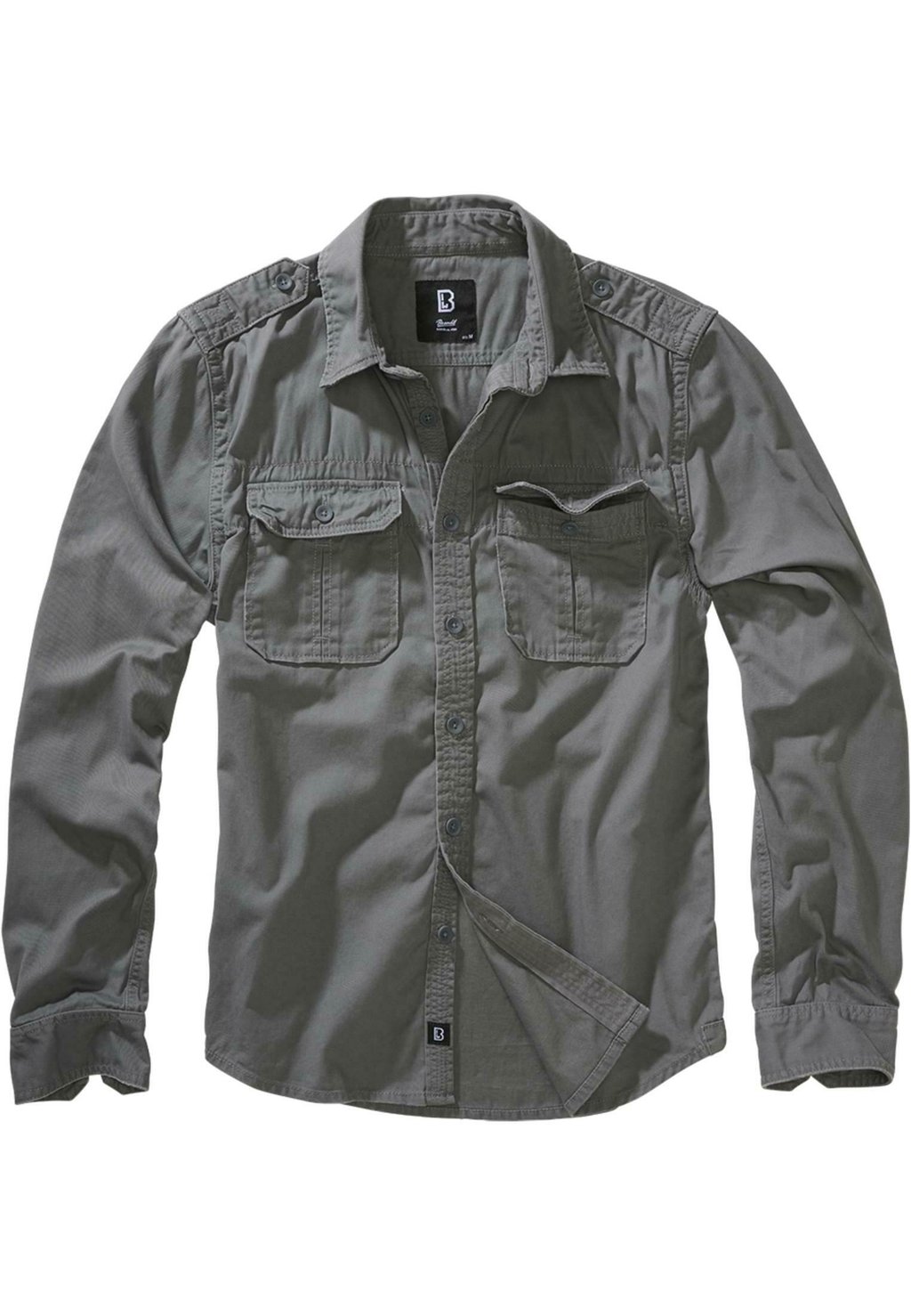 Рубашка Vintage Brandit, цвет charcoal grey