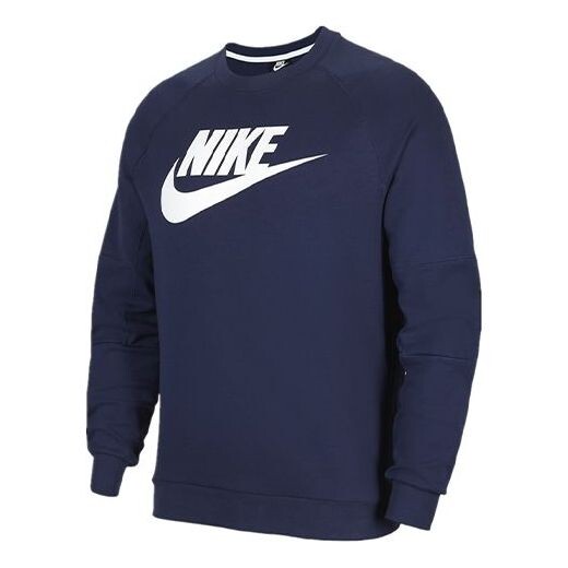 

Толстовка Men's Nike Casual Sports Knit Round Neck Navy Blue, мультиколор