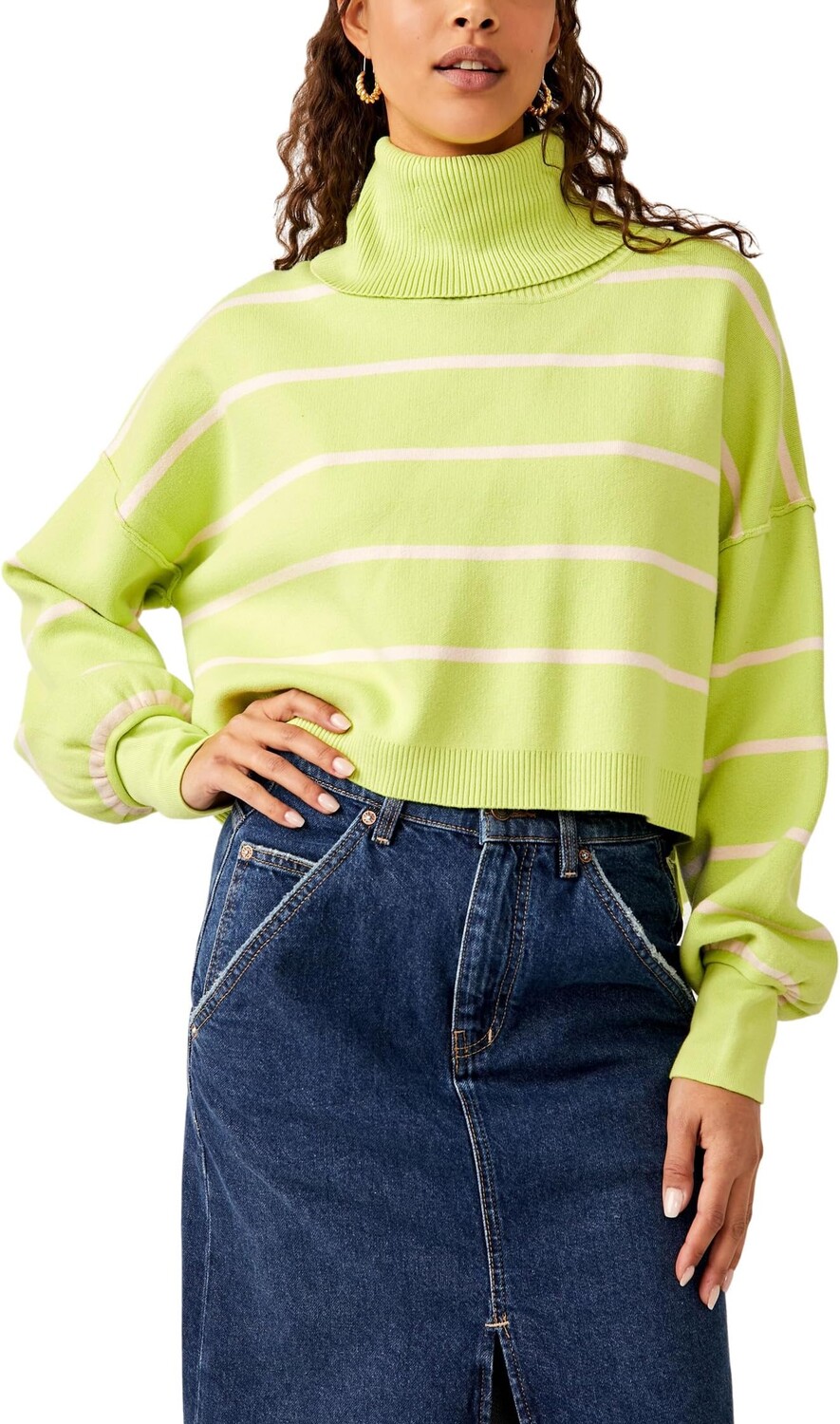 

Поли Свитер Free People, цвет Lemonade Combo