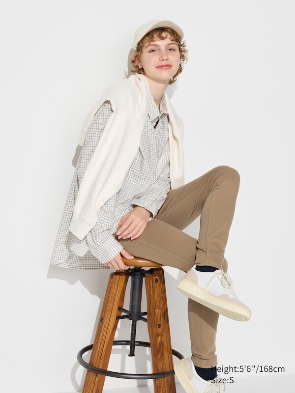 

Ультра эластичные леггинсы Uniqlo, коричневый