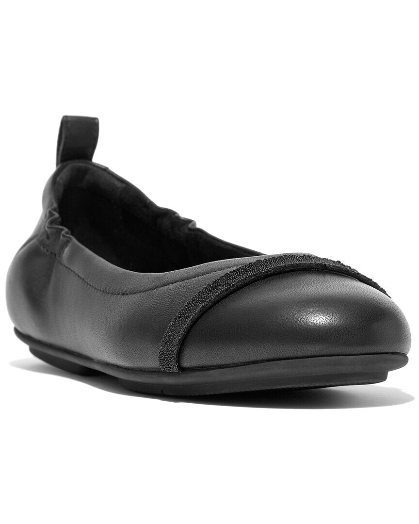 

Кожаные балетки FitFlop Allegro, черный