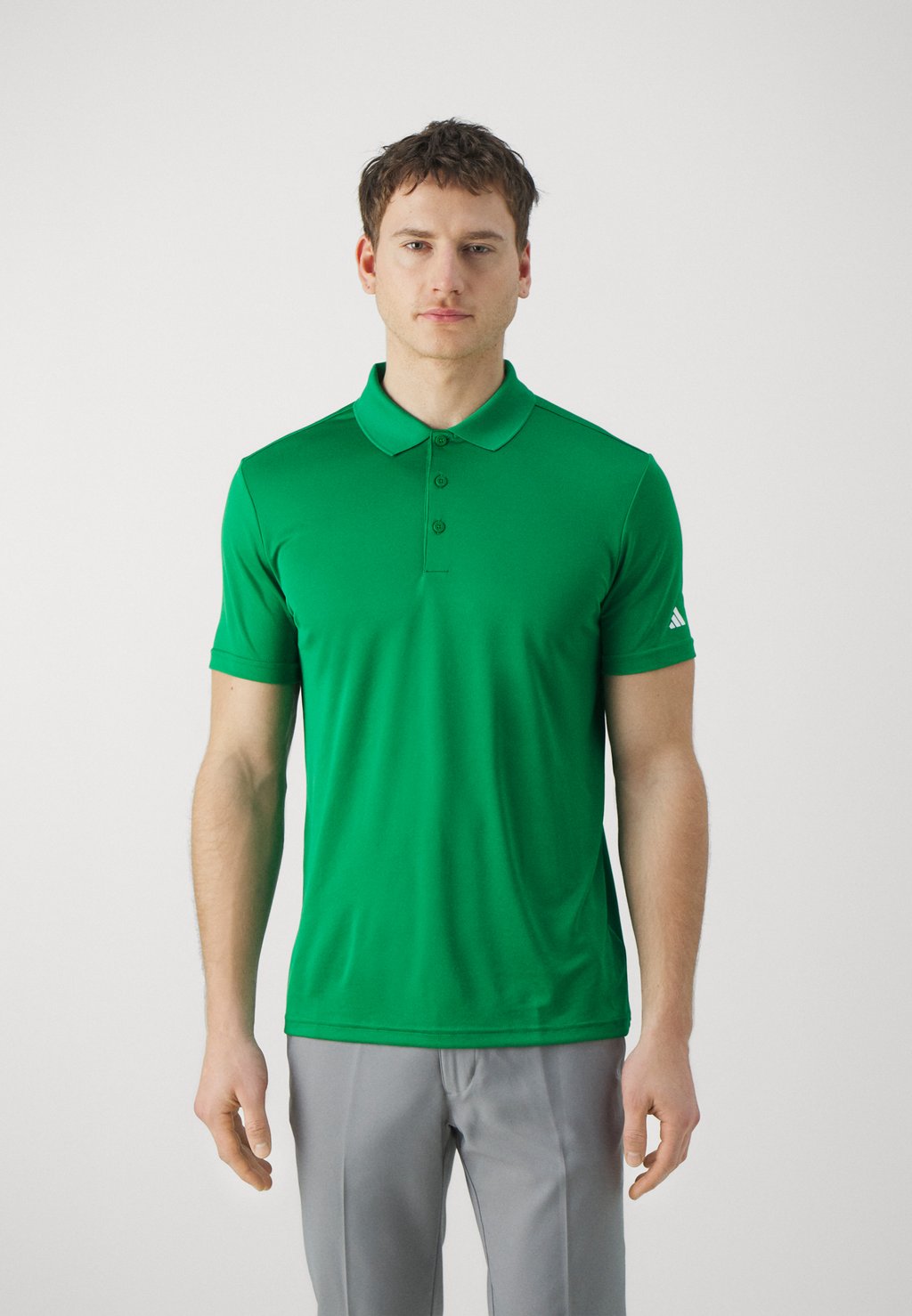 Поло adidas Golf, зеленый