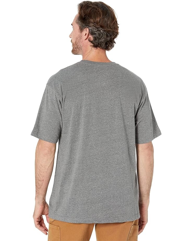 

Футболка Caterpillar Label Pocket Short Sleeve Tee, цвет Dark Heather Grey