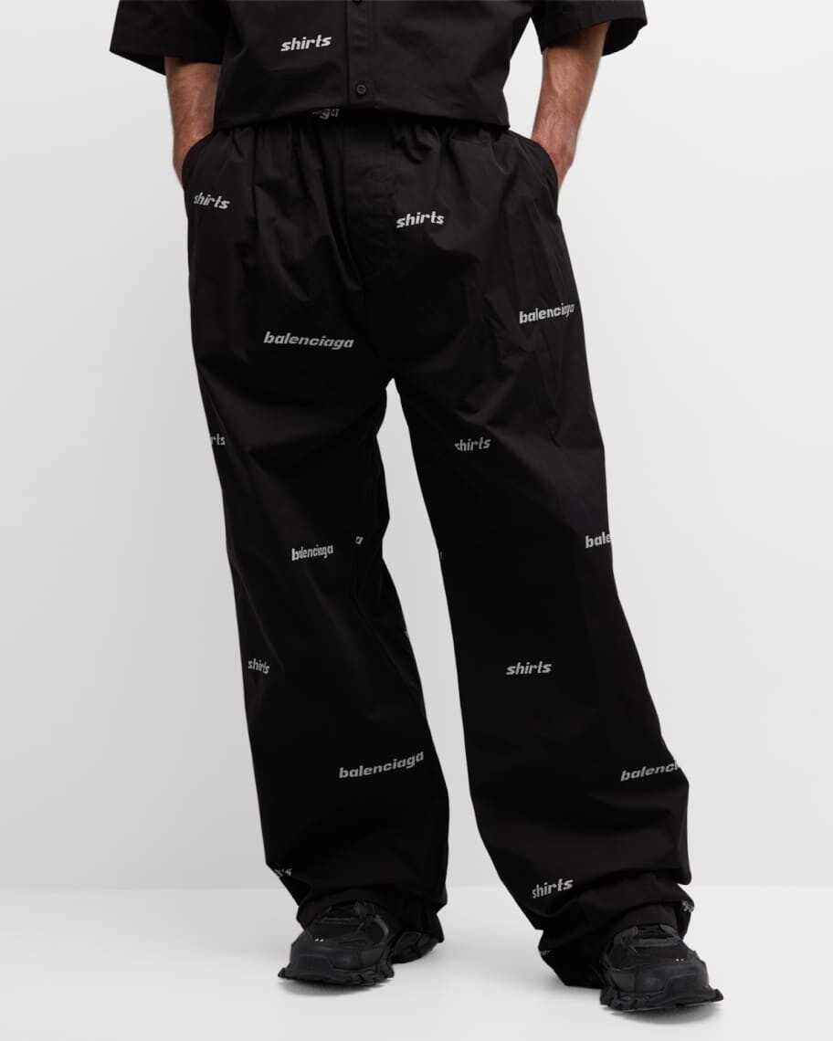

Мужская рубашка с пижамными штанами Balenciaga