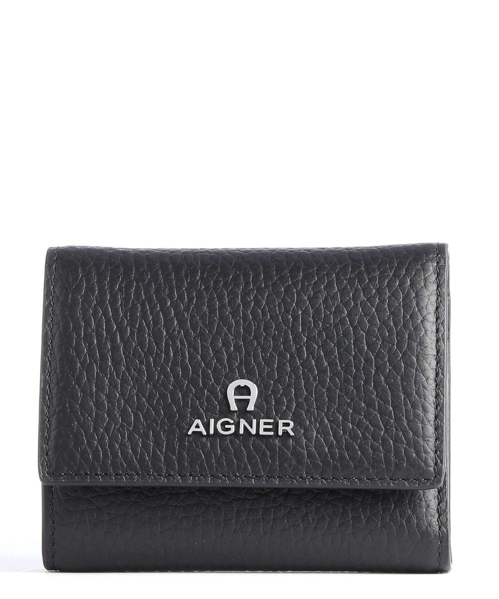 RFID-кошелек Ivy из зерненой кожи Aigner, черный