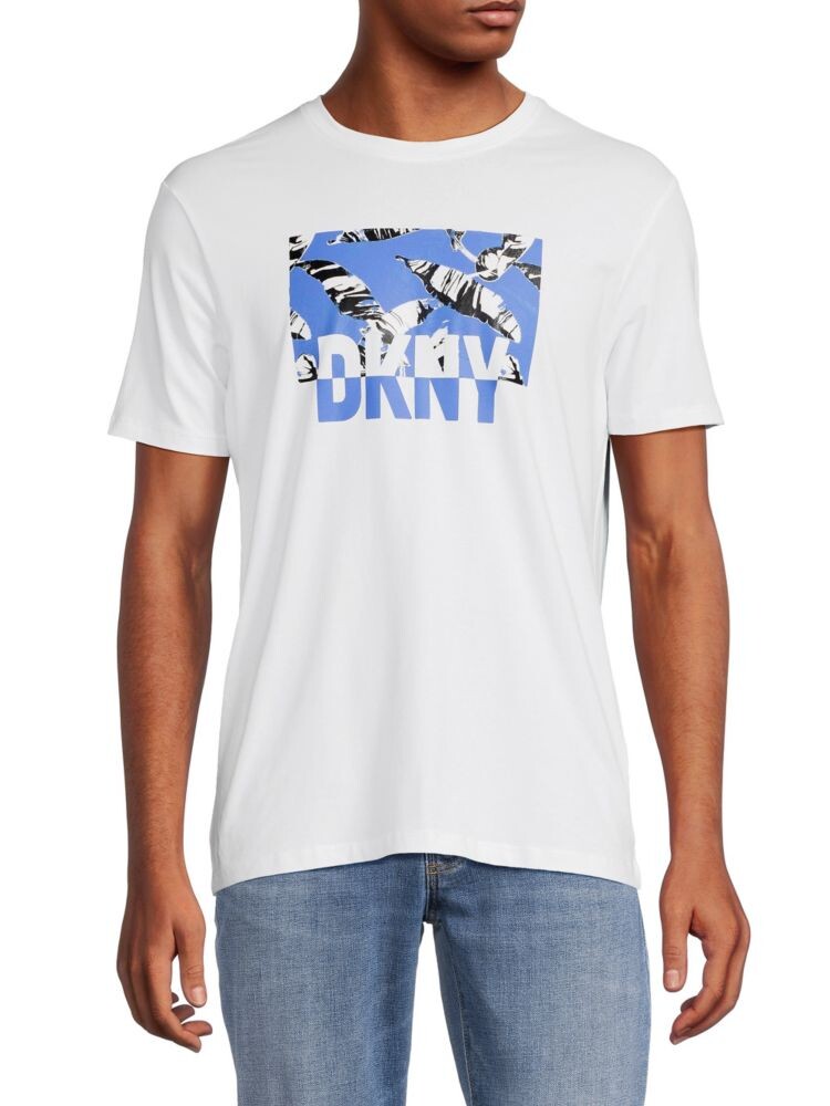 

Футболка с логотипом Palm Dkny, белый
