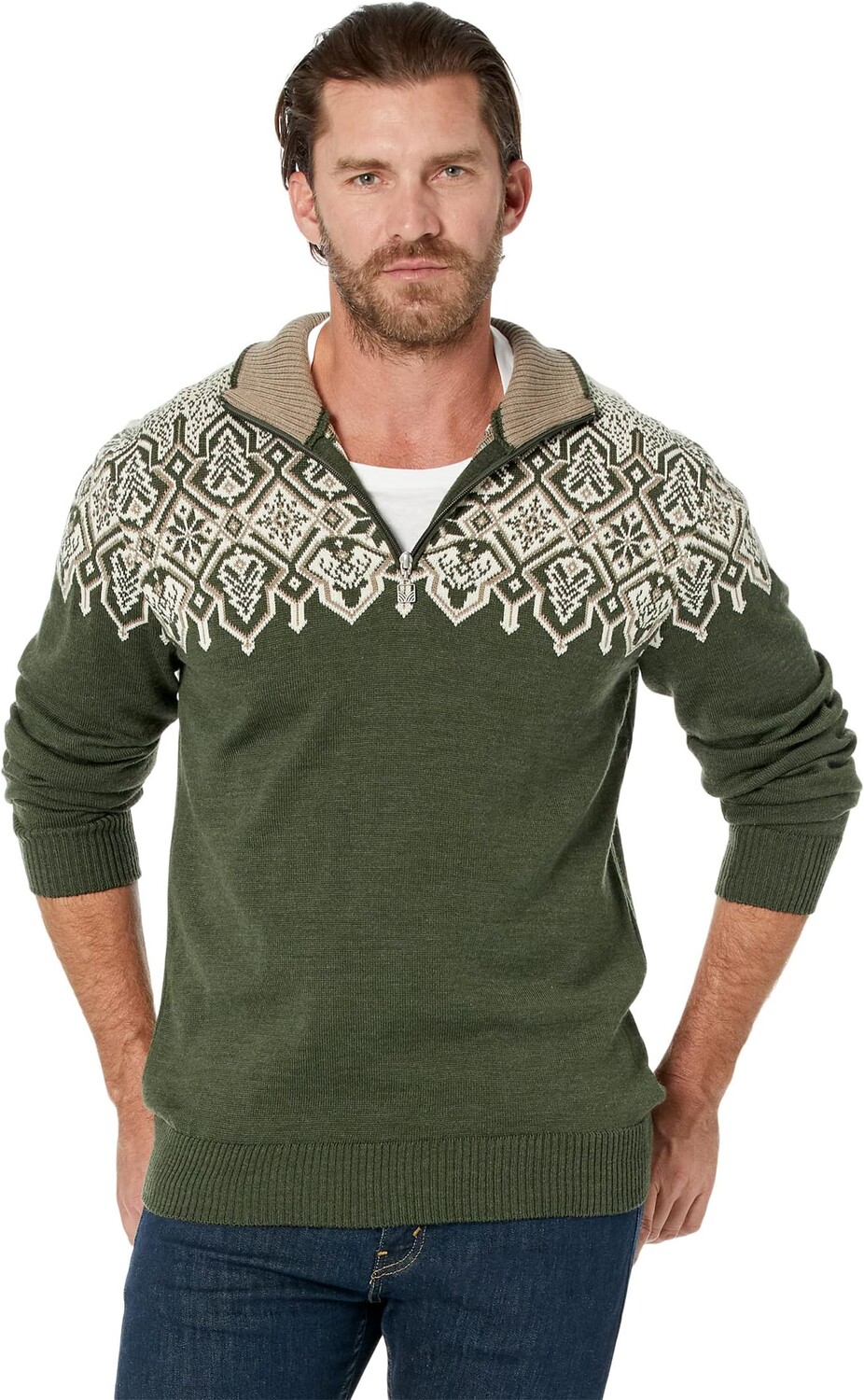 

Зимний свитер Dale of Norway, цвет Dark Green