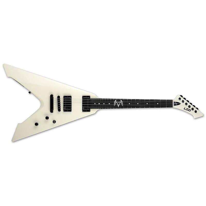 стервятник фигурка 25 см vulture Электрогитара ESP LTD James Hetfield Vulture Guitar, Macassar Ebony Fretboard, Olympic White