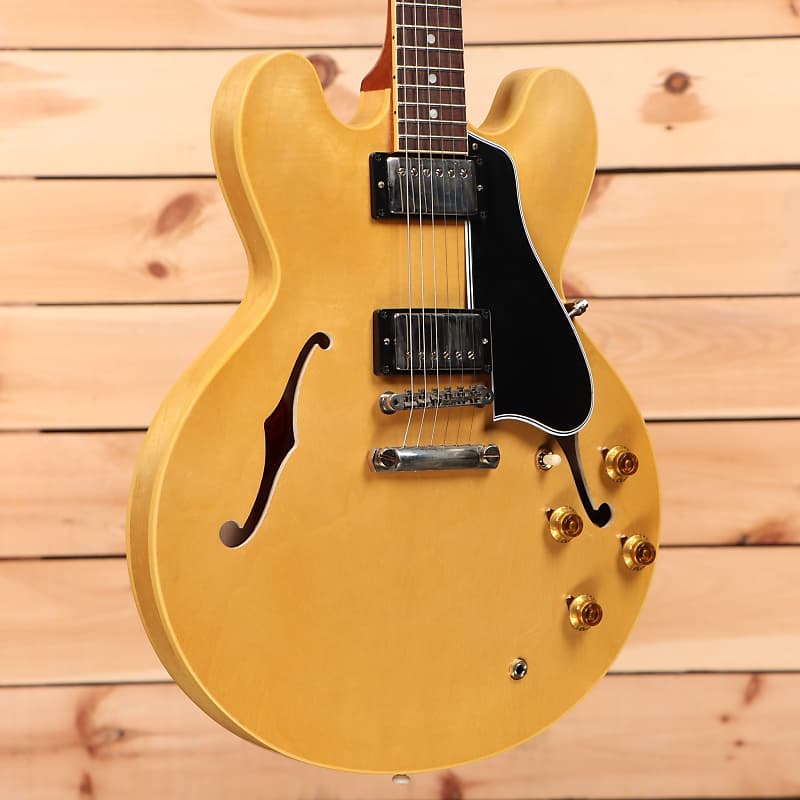 

Электрогитара Gibson 1959 ES-335 Reisue Ultra Light Aged - Vintage Natural - A930086 - PLEK'd