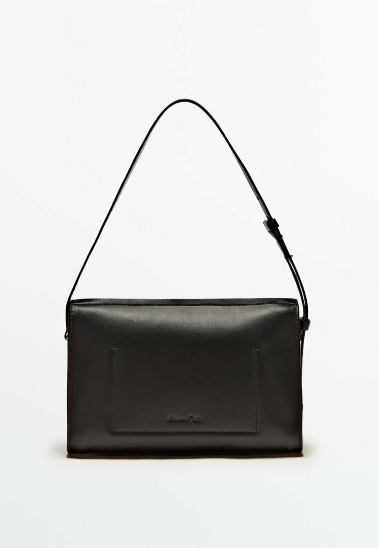 

Сумочка Plain Shulder Massimo Dutti, черный