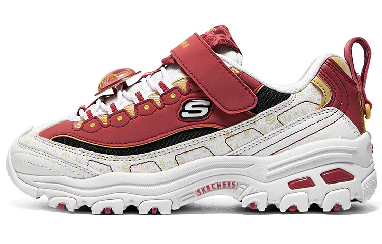 

Кроссовки Skechers Girls Chunky Sneakers Unisex Low-top, белый/красный
