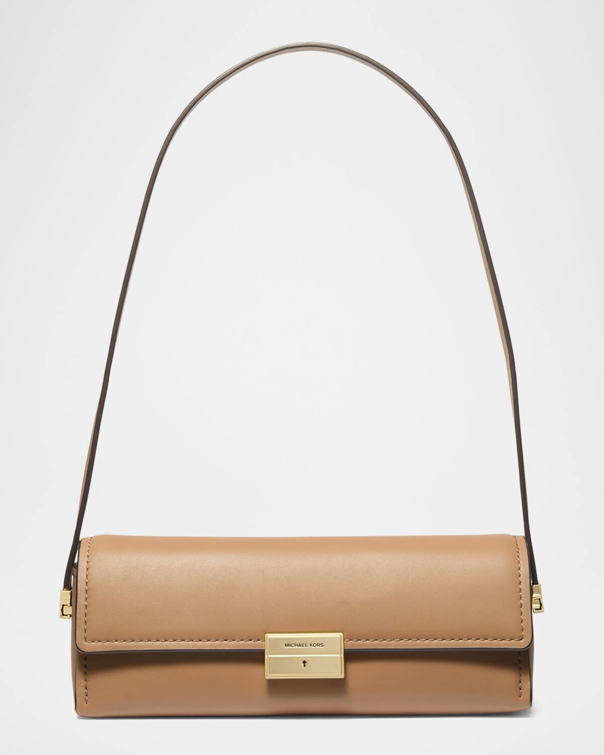 

Маленькая кожаная сумка через плечо Ludlow Michael Michael Kors, цвет Husk