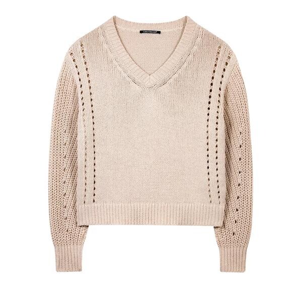 

Пулловер pullover mit ajour-details cashew Luisa Cerano, бежевый